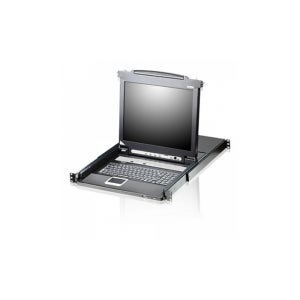 ATEN(에이텐) CL5716N 19인치 16포트 PS/2-USB VGA LCD KVM 스위치 with 데이지 체인 포트 및 USB 주변 기기 지원