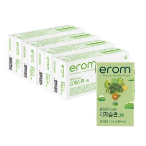 이롬 황성주 과채습관 그린 과일야채주스 140ml 96팩