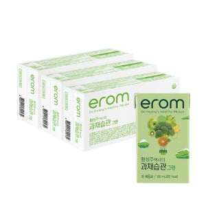 이롬 황성주 과채습관 그린 과일야채주스 140ml 72팩