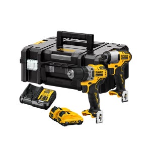 디월트 12V MAX / 2.0Ah 브러쉬리스 콤보세트 (DCF801N+DCD701N) 키트박스 주모델명 DCK2110D2T-KR