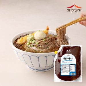 고추명가 메밀소바 소스 쯔유 판모밀 메밀면 모밀소스 2kg, 1개