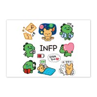 [무룩이] MBTI 엽서 16종