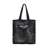 프라다 PRADA 2VG105 2A2T F0002 로고 라피아 남성 토트백 가방