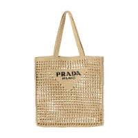 프라다 PRADA 2VG105 2A2T F0018 라피아 내추럴 남성 토트백 가방