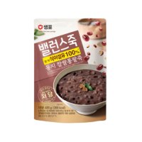 샘표 밸런스죽 동지 찹쌀 통팥죽 파우치형 420g