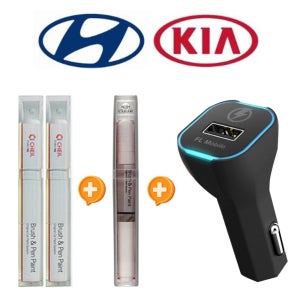 기아 SWP 스노우화이트펄 붓펜 자동차 차량용 카페인트 셀프도색 투명