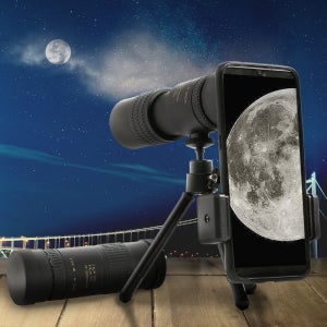 이펙트 300X 고배율 삼각대 세트 줌 확대경 스마트폰 망원렌즈