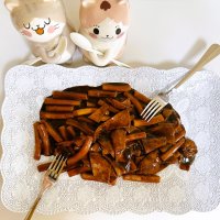 짜장 페퍼떡볶이-짜파구리보다 맛있는 베이컨 짜짱 떡볶이 밀키트 청주 맛집 넉넉한 2인용