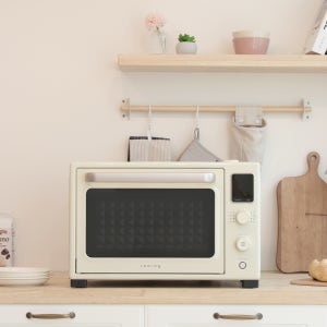 쿠잉 컨벡션스팀오븐 CON-S32 미니오븐기 가정용 에어프라이어 제과제빵 크림