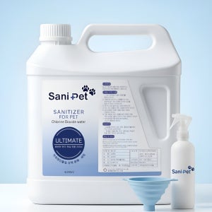 쎄니펫 강아지 냄새제거 탈취제 반려동물 암모니아 소변탈취 무향료 대용량 4L 리필형