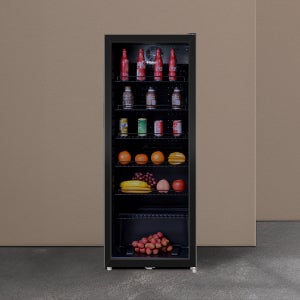 하이얼 아쿠아 홈바 소형 쇼케이스 냉장고 HSC248MHB 244L