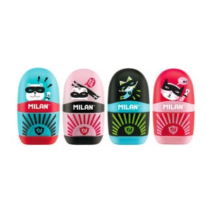 캡슐 연필깎이+지우개 슈퍼 히어로