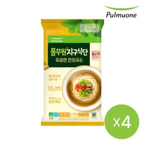 풀무원 지구식단 두유면 잔치국수374g 4개(8인)