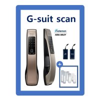 게이트맨 G-SUIT Scan 지문인식 카드키 번호키 디지털 푸시풀도어락 현관문도어락