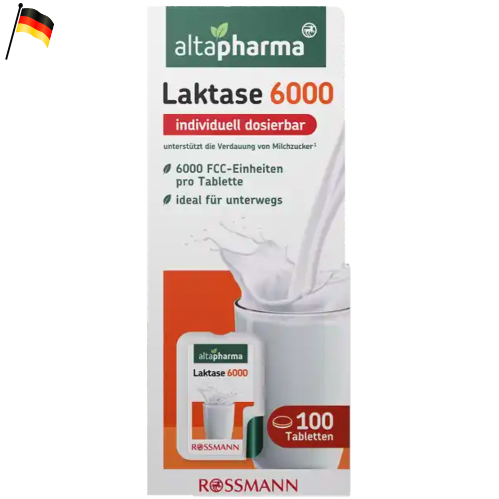 알타파마 <b>락타아제</b> 6,000(Laktase 6.000) 정제 100st