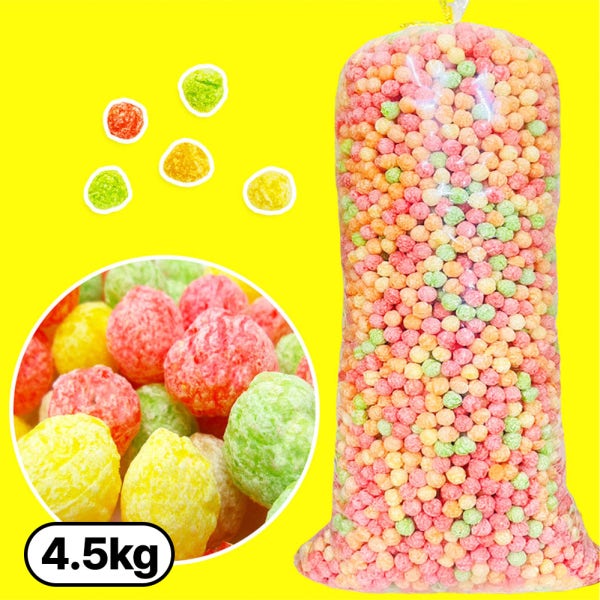 앵두콘 앵두과자 대용량 무지개 뻥튀기 업소용 4.5kg