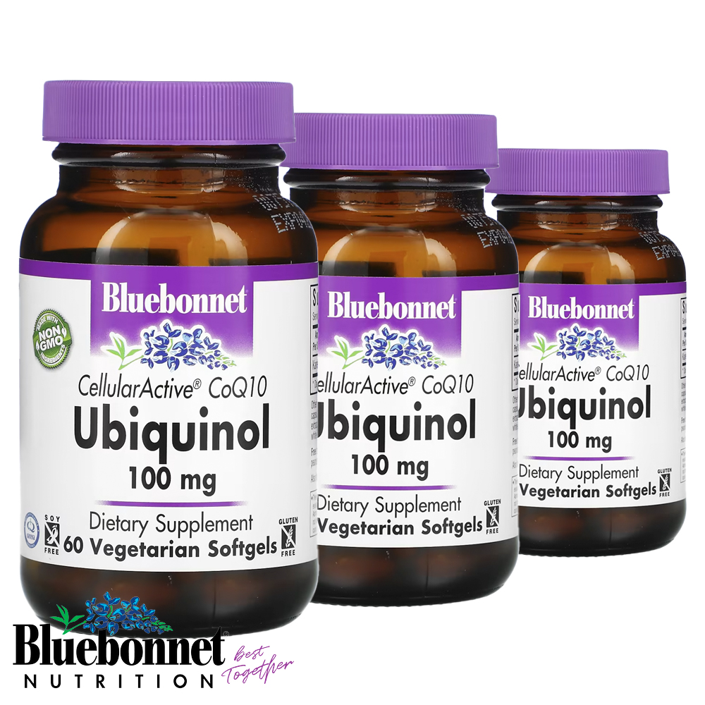 블루보넷 뉴트리션 <b>셀룰러</b> 엑티브 <b>CoQ10</b> <b>100mg</b> 60정 3개 <b>유비퀴놀</b>