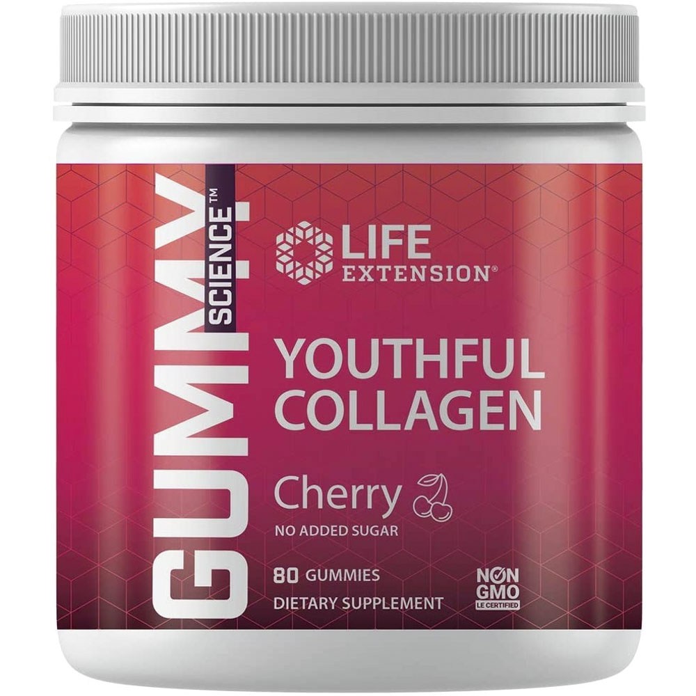 라이프익스텐션 사이언스 <b>유스풀 콜라겐</b> 체리 80구미