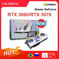 COLORFUL 게임용 GPU 비디오 카드 그래픽 192 256 비트 rtx3060 rtx3060Ti rtx3070 rtx3070TI 8GB 12GB