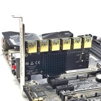 드라이버 PCI-E 라이저 보드 어댑터 카드 그래픽 16X 슬롯 USB3.0