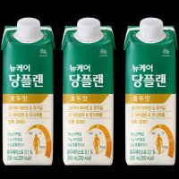 대상웰라이프 뉴케어 당플랜 호두맛 200ml 30팩 당뇨식 환자 영양식 유동식