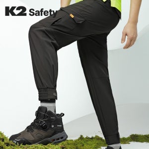 K2 스판 바지 조거 팬츠 일자 멀티포켓 카고 허리밴딩 편한 통기성 봄 가을 작업 등산