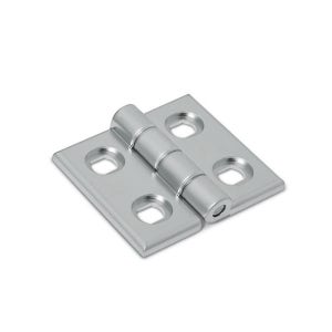알루미늄프로파일부품 실버도장 힌지 4040장홀