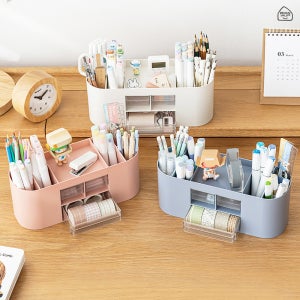 연필꽂이 필기구 정리 색연필 볼펜 꽂이 보관 책상 수납
