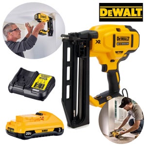 DEWALT 충전네일러 N662-30 (20Vmax 3.0Ah) 네일사이즈16Ga/타정기 일자핀 무선타카