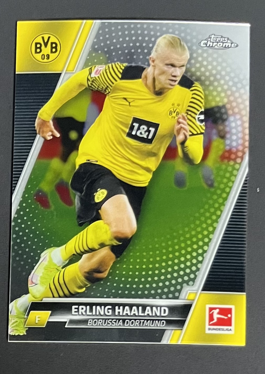 [스포츠카드] 2021-22 탑스 크롬 분데스리가 사커 엘링 홀란드 Erling Haaland 축구카드 (도르트문트)