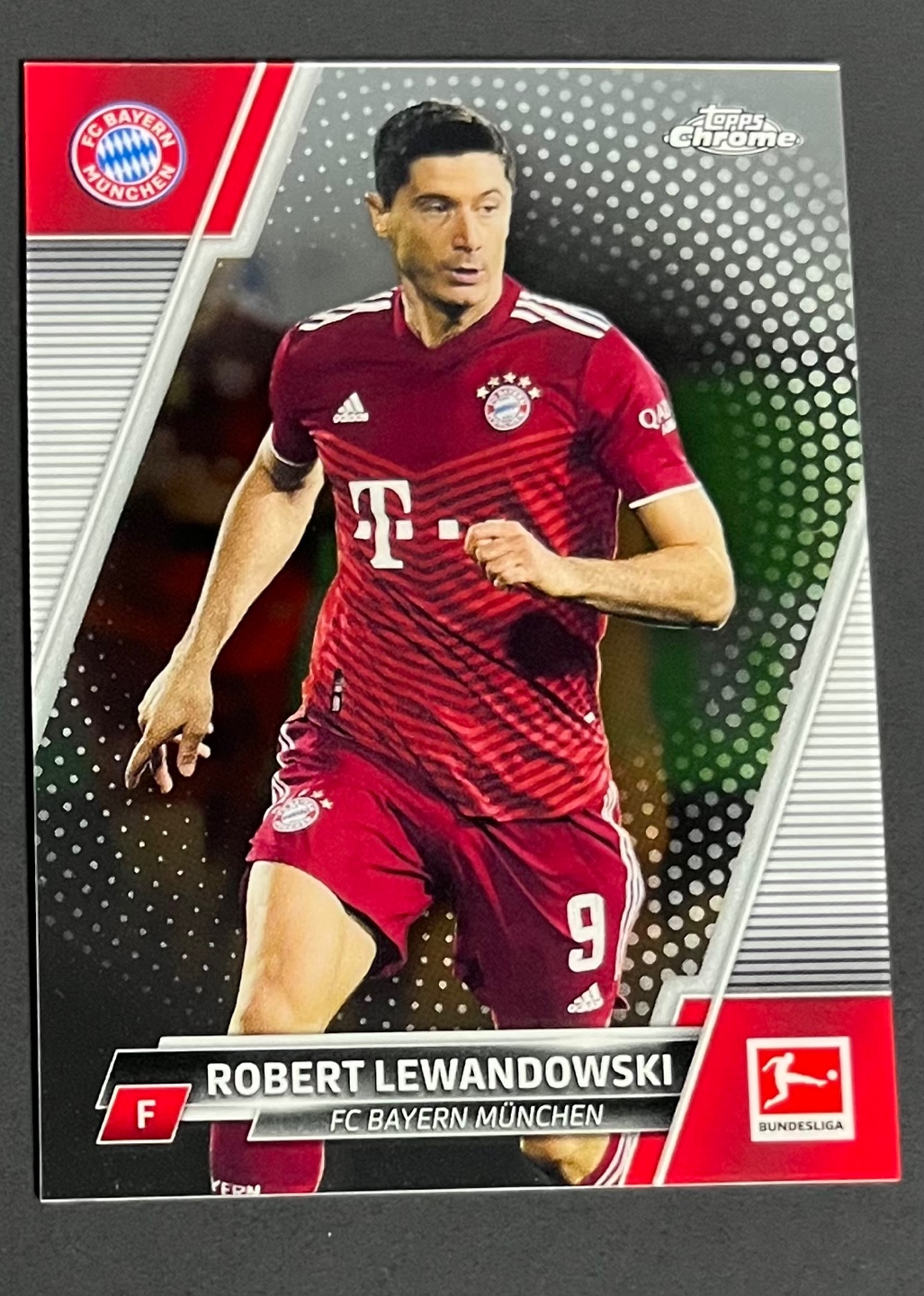 [스포츠카드] 2021-22 탑스 크롬 분데스리가 사커 로버트 레반도프스키 Robert Lewandowski(바이에른뮌헨) 축구카드
