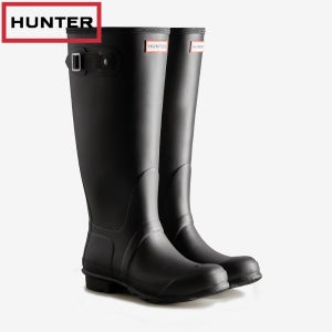 헌터 여성 톨 와이드핏 레인 부츠