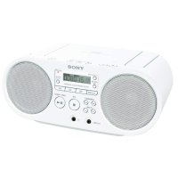 소니 CD 라디오 ZS-S40 : FMAM와이드 FM 대응 화이트 ZS-S40 W