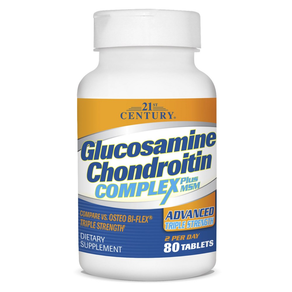 21세기센트리 <b>글루코사민 콘드로이틴 컴플렉스 플러스 MSM</b> 80정