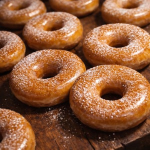 파파 수제 도넛 전문 간식 도너츠 시원하게 먹는 아이스 눈꽃 글래이즈드 도넛 12개 1박스