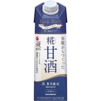 Marcome 마루코메 무설탕 자연 단맛 쌀 누룩으로 만든 식혜 LL 농후 곡물 1000ml 6팩