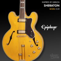 [당일발송] 2023 에피폰 할로우바디 쉐라톤 내추럴 / Epiphone Sheraton