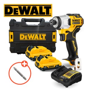 디월트 12V 컴팩트 임팩 드라이버 DCF801D2 2.0Ah 배터리 2개 세트