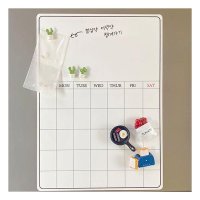 냉장고 붙이는화이트보드 메모 월간계획표 달력 자석보드 칠판