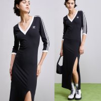 아디다스 오리지널 여성 Jersey dress 블랙 저지 롱원피스