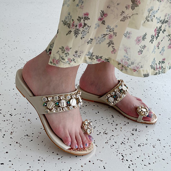 4Cm 여성쪼리 플리플랍 슬리퍼