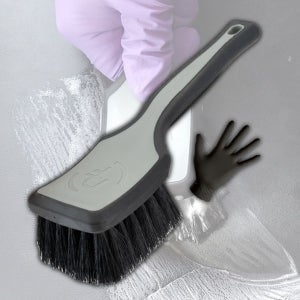 디테일팩토리 프로그립 인테리어 브러쉬 실내 트림 매트 가죽 레더 세정 브러시 장갑