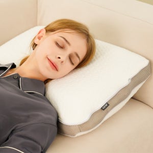 CSTM 맞춤형 경추베개 숙면 수면 목디스크 낮은 높이조절 3단 커스텀 베개