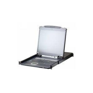 ATEN(에이텐) CL5716IN 19인치 16포트 PS/2-USB VGA LCD KVM IP 스위치 + 데이지 체인 포트 및 USB 주변기기 지원