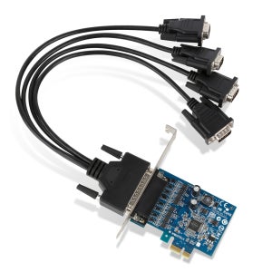 SUNIX IPC-E2204S-B 산업용 4포트 시리얼 PCIe 카드 컨트롤러