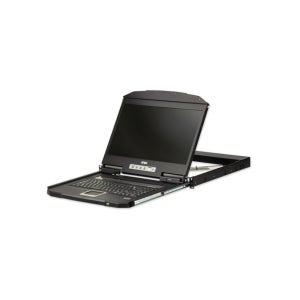 ATEN(에이텐) CL3100NX 1U Ultra 숏 뎁스 싱글 레일 와이드스크린 LCD 콘솔 (USB / VGA)