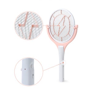 충전식 회전 전기 모기채 전자 파리채 전기채