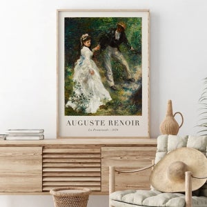 르누아르그림 명화 미술작품 거실인테리어액자 캔버스 전시포스터 3종 1 A2