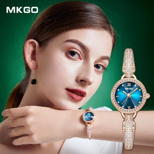 모카고 M8103 여성시계 로즈골드 실버 팔찌 손목시계 패션 쥬얼리 큐빅 여자친구 선물 20대여자