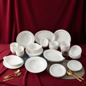 시라쿠스 뉴욕 6인 그릇세트 식기세트 신혼부부 혼수 B형 34P 화이트